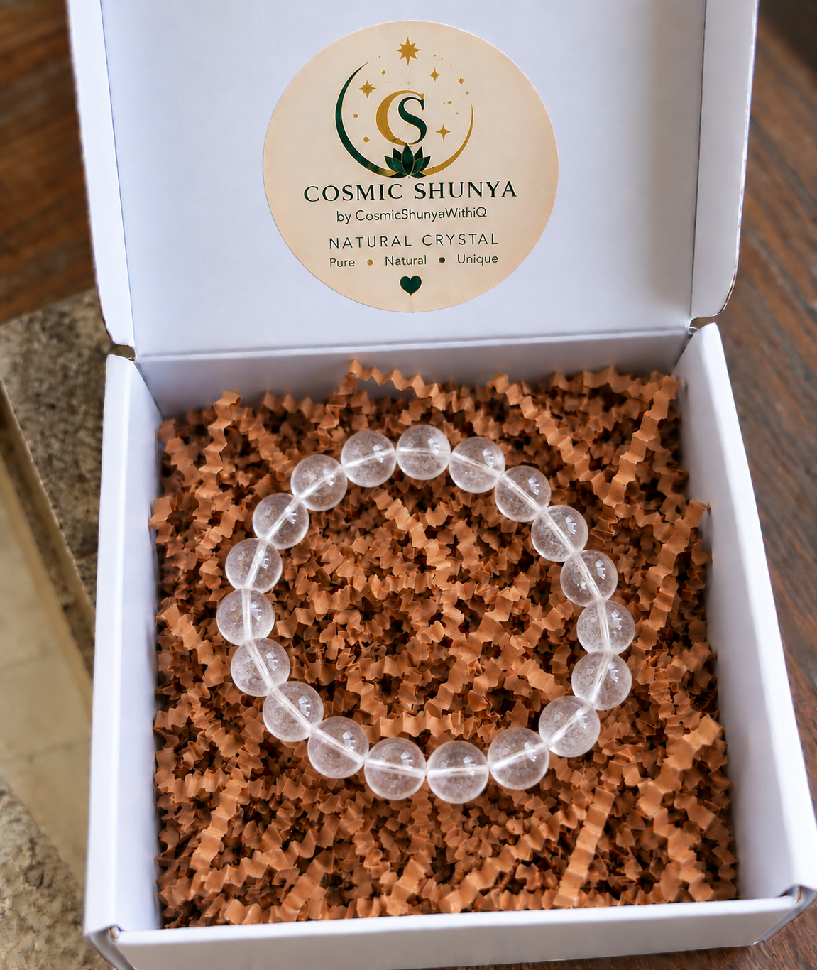 Clear Quartz Crystal Bracelet - Image 3