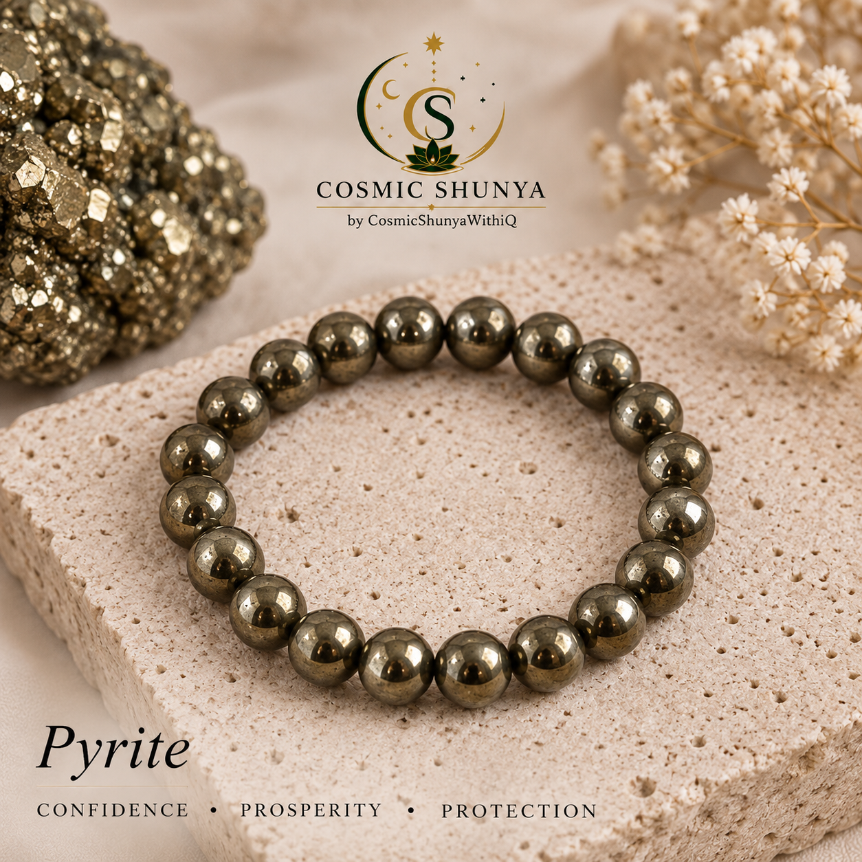 Pyrite Crystal Bracelet - Image 4